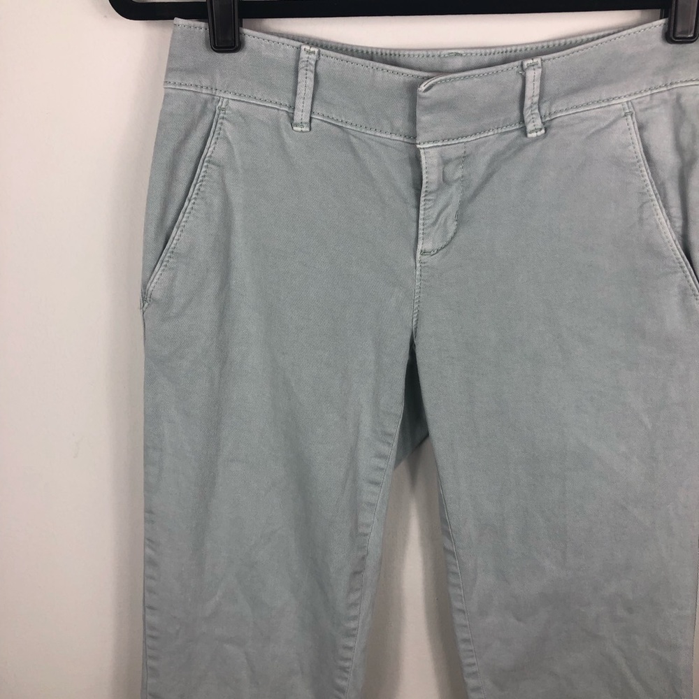 Loft light green raw hem skinny jean I2 - Picture 8 of 8